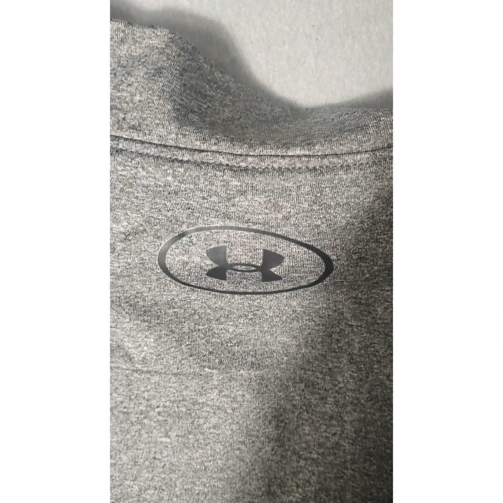Under Armour ColdGear Men Shirt XL Gray NEW Mock Neck Fitted 1345703